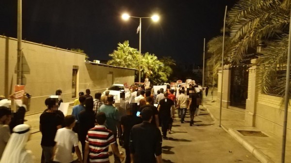 مسيرة في أبوصيبع رفضا للحكم المؤبد بحق الشيخ علي سلمان - 9 نوفمبر 2018